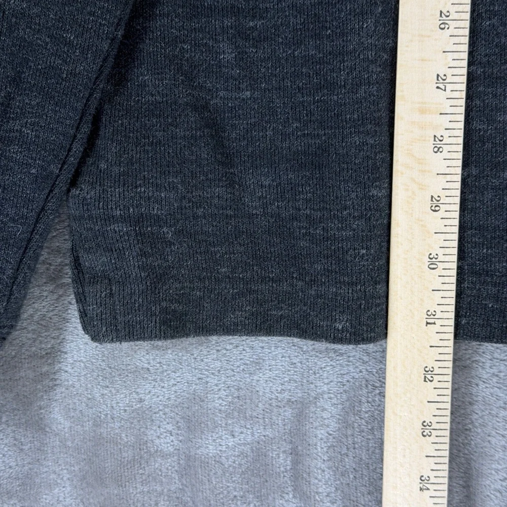 Polo Ralph Lauren Mens XXL Charcoal Gray Heather 1/4 Zip Cotton Pullover Sweater